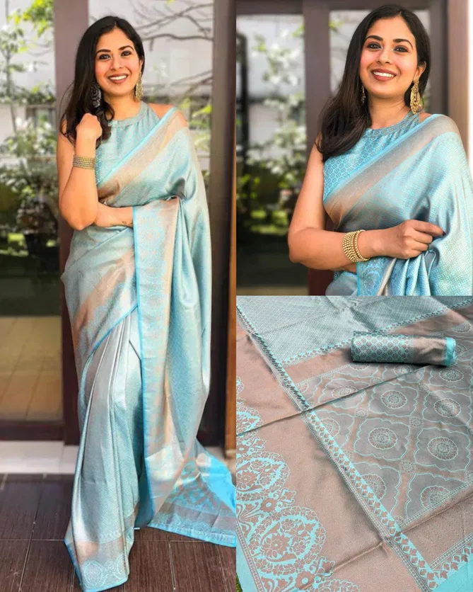 MF 1060 Designer Soft Lichi Silk Designer Saree Wholesale Shop In Surat